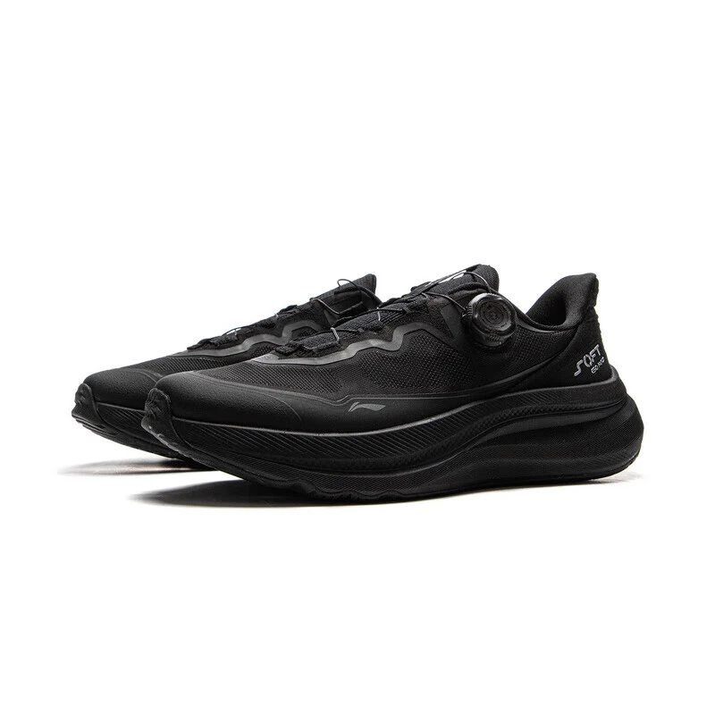 Li-Ning Männer Frauen SOFT GO MAX2 Wanderschuhe COMFOAM Slip-on Dicker Absatz Futter Unisex Sport Stilvolle Freizeitschuhe AGLV001