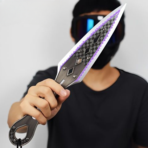 22cm Apex Legends Wraith Heirloom Weapon Turn Kunai Not Sharpened Game Sword Metal Ornaments Sword Weapon Boy Gifts Kids Toys