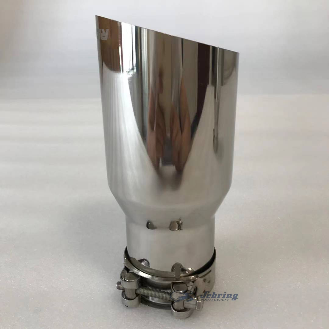 傾斜エッジステンレス鋼ユニバーサル自動車排気管accessorie修正先端