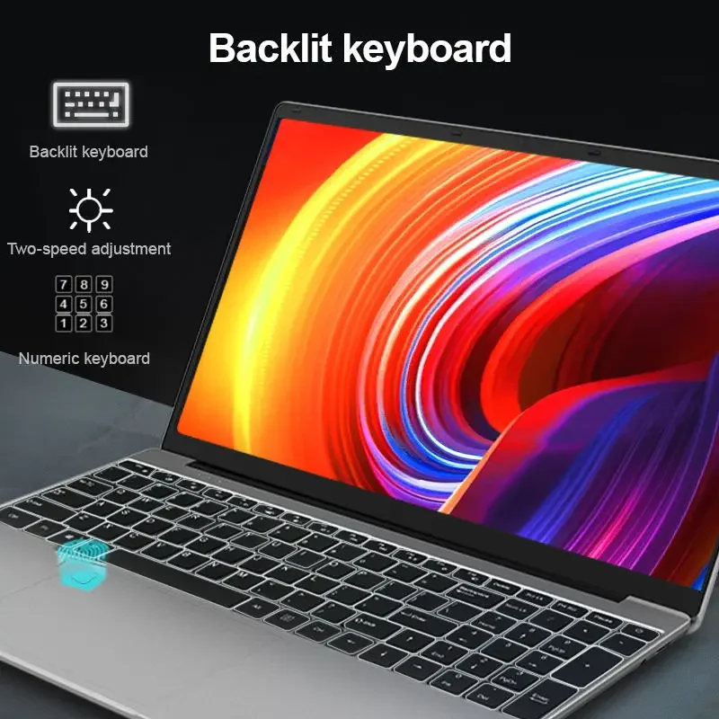 2024 Gaming Laptops Windows 11 Office Business Notebooks Netbook 15.6" 11th Gen Intel N5105 16GB RAM 1TB  WiFi HDMI Backlit USB