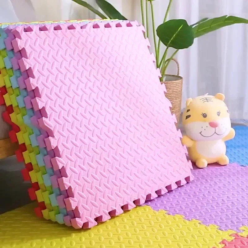 Tapete de brincar para bebês embutido, 8/16 peças, tapete grosso e macio, perfeito para quarto de criança, área de jogo e exercício