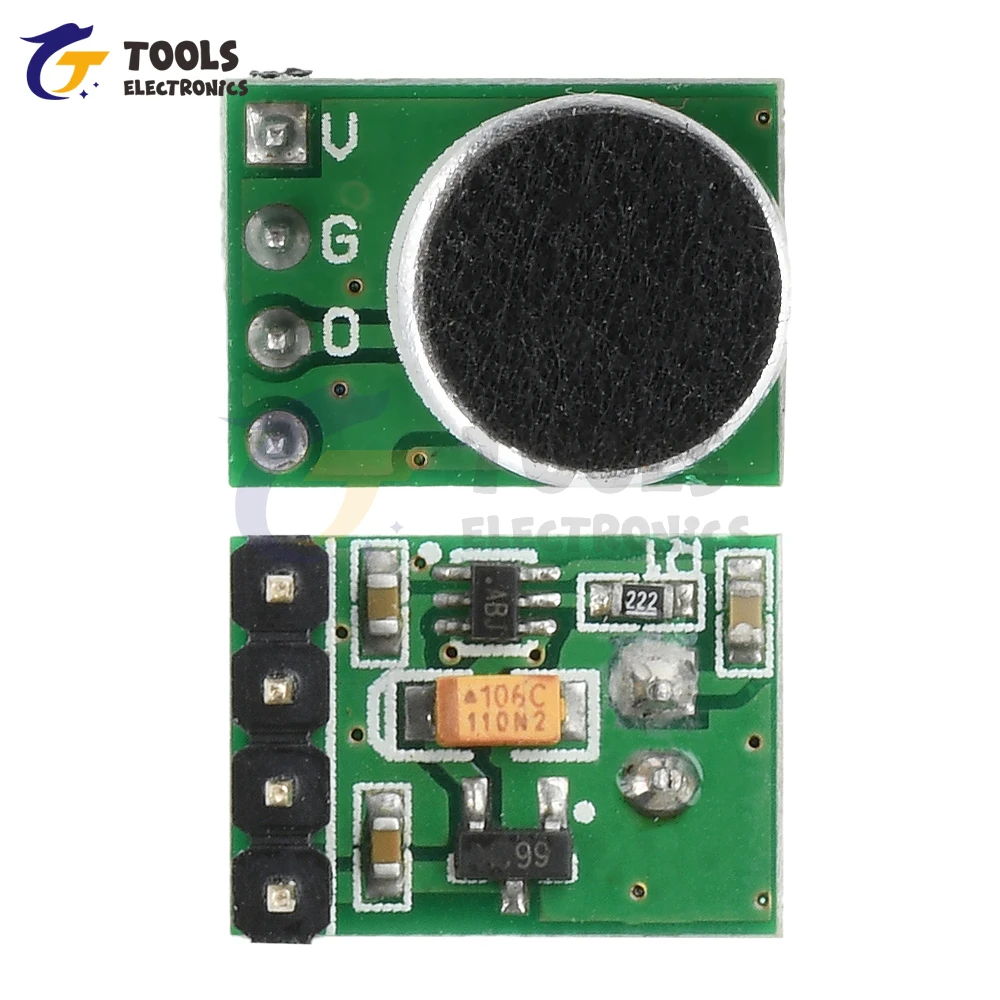 Módulo de voz MAX9812L Módulo amplificador de electret Módulo preamplificador de micrófono DC 3,3-5,5 V