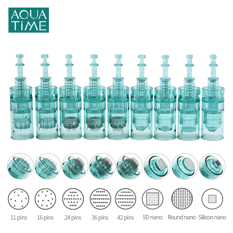 Dr Pen Ultima A6S Kim Hộp 10/20 Chiếc Microneedling Bút Thay Thế 36 Chân Bằng Lưỡi Lê Micro Kim Kéo Nano hộp Mực MTS