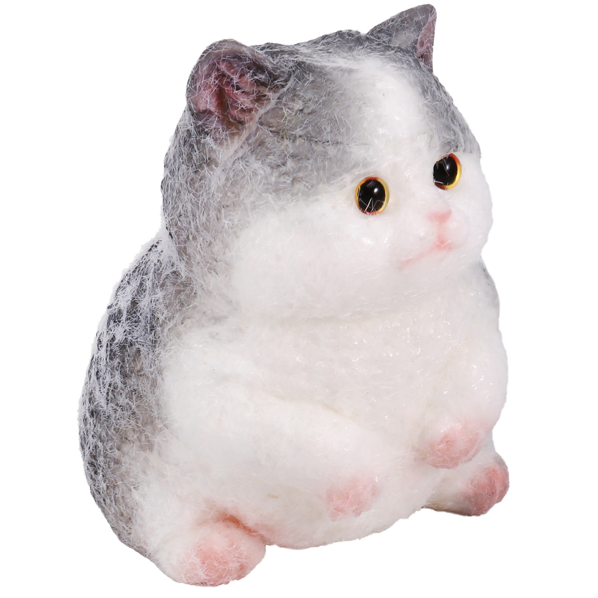 BAAU ミディアム スクイーズ 猫のおもちゃ ストレス解消 猫 スクイーズ おもちゃ 面白い猫 スクイーズ おもちゃ ソフト猫 スクイーズ ストレスおもちゃ ギフト,B