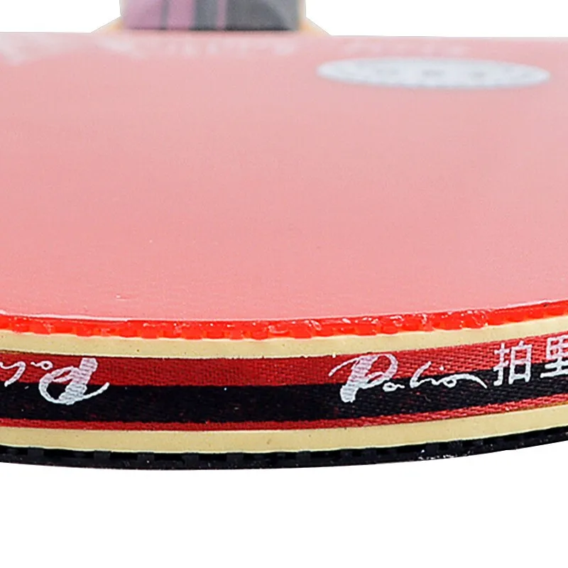 PALIO – raquette de Tennis de Table en carbone 3 étoiles, originale, avec boucle en caoutchouc CJ8000, batte de Ping-Pong Offensive Spin Attack avec sac