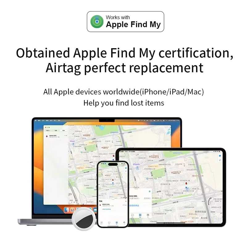 Rastreadores GPS Bluetooth Airtag IPX 5, seguimiento deportivo resistente al agua, encontrar mis ancianos, niños, mascotas, buscadores disponibles para iPhone, encuentra mi