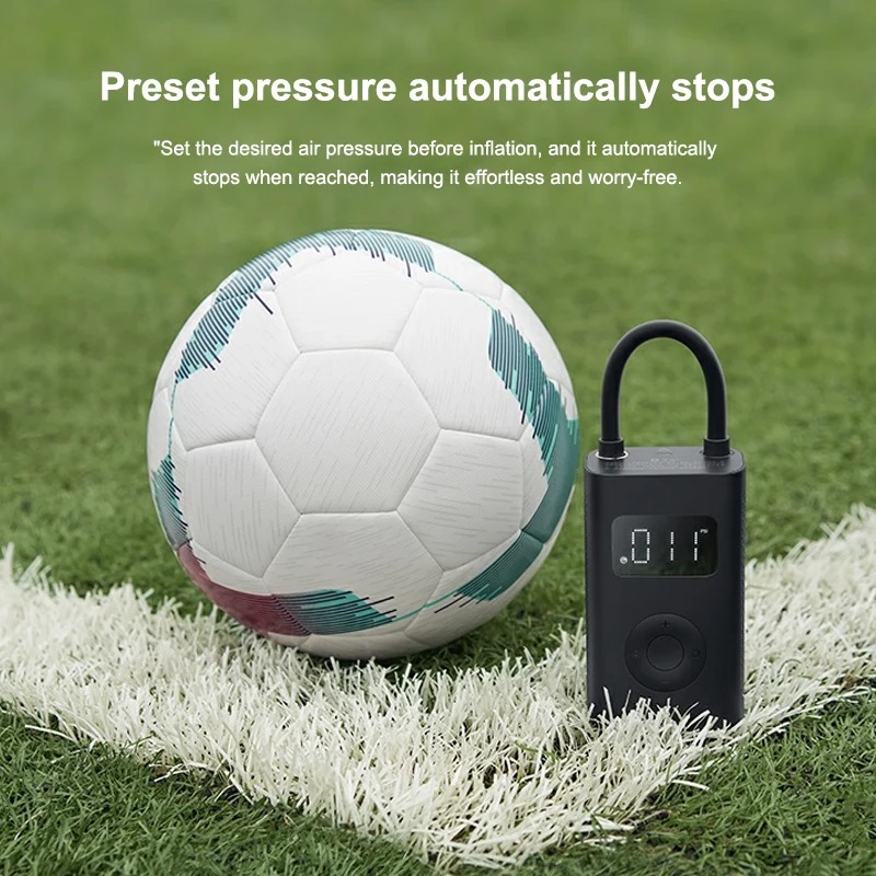 Xiaomi Mijia 공기 펌프 2 25% 속도 부스트 미니 휴대용 전기 공기 압축기 보물 150PSI Type-C LED Multitool 팽창기 Xiomi