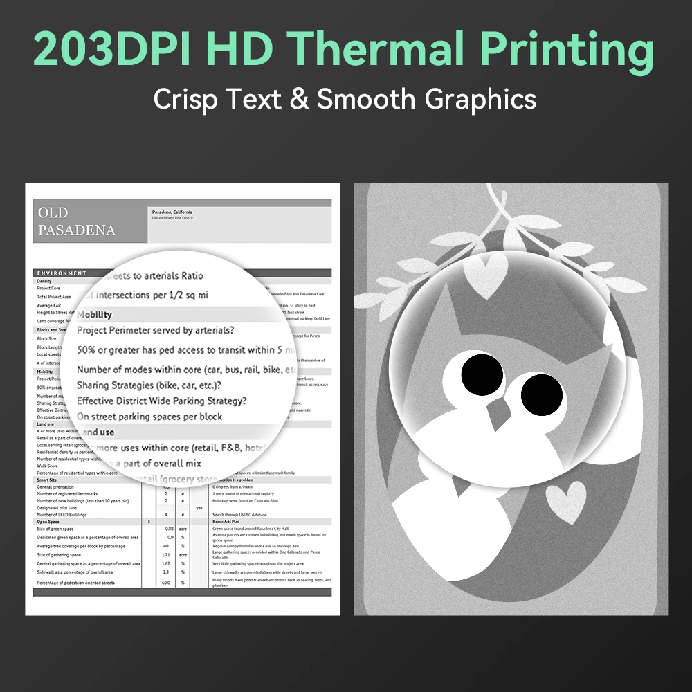 Phomemo-Sem Fio Tatuagem Transferência Stencil Impressora, Máquina Copiadora Térmica, Compatível com Smartphone e PC, M08F