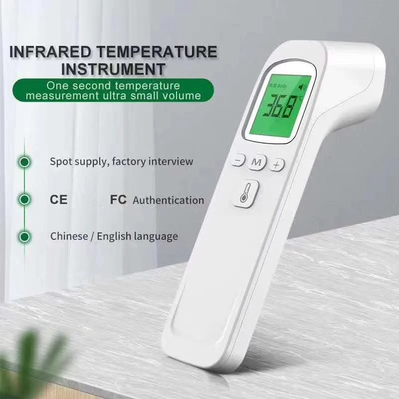 Termómetro Digital infrarrojo para fiebre, termómetro médico para el hogar, Digital, para bebés y adultos, láser sin contacto, temperatura corporal, termómetro para oído