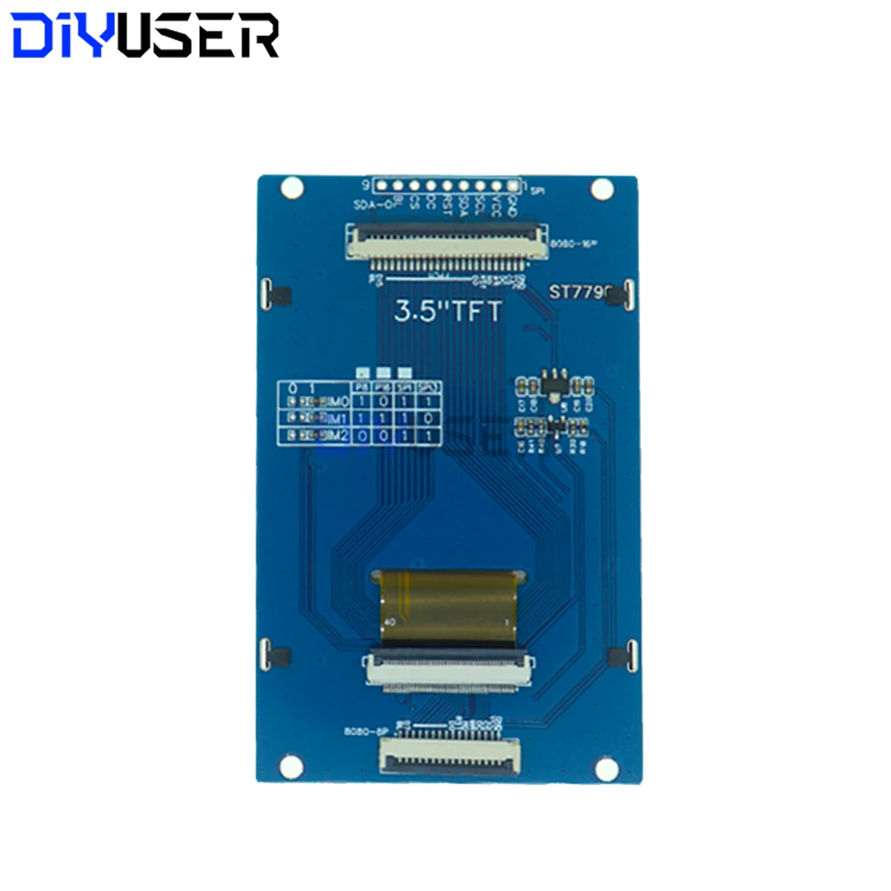 Pantalla LCD TFT de 3,5 pulgadas para Arduino Mega2560, controlador ST7796 de pantalla HD de 320x480, Compatible con 5V/3,3V
