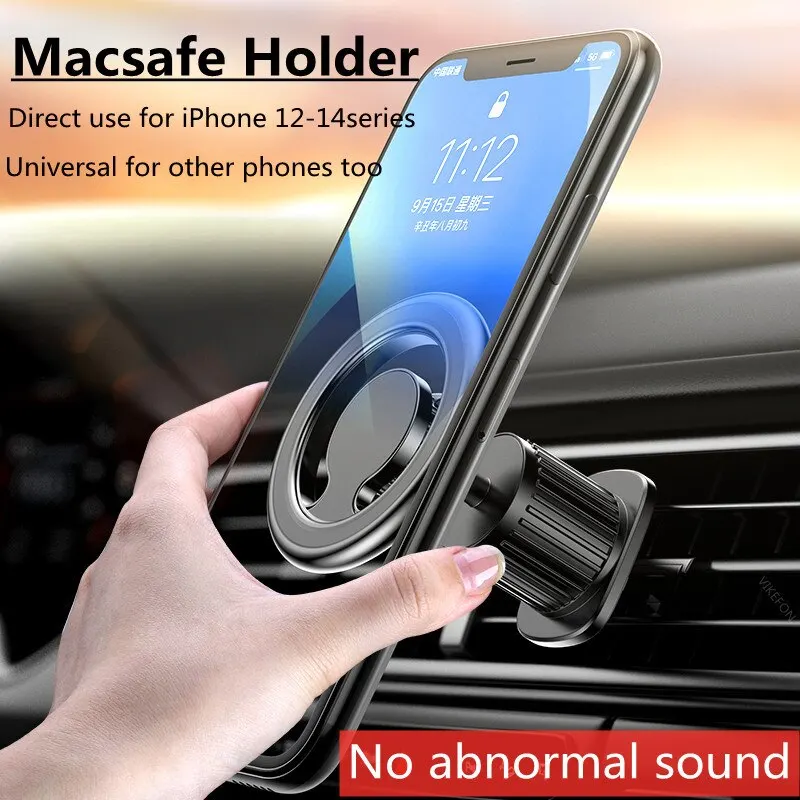 Magnetic Car Phone Holder Stand Strong Magnet Car Mount Support GPS Mobile Bracket in Car For iPhone 15 14 13 12 Samsung Xiaomi