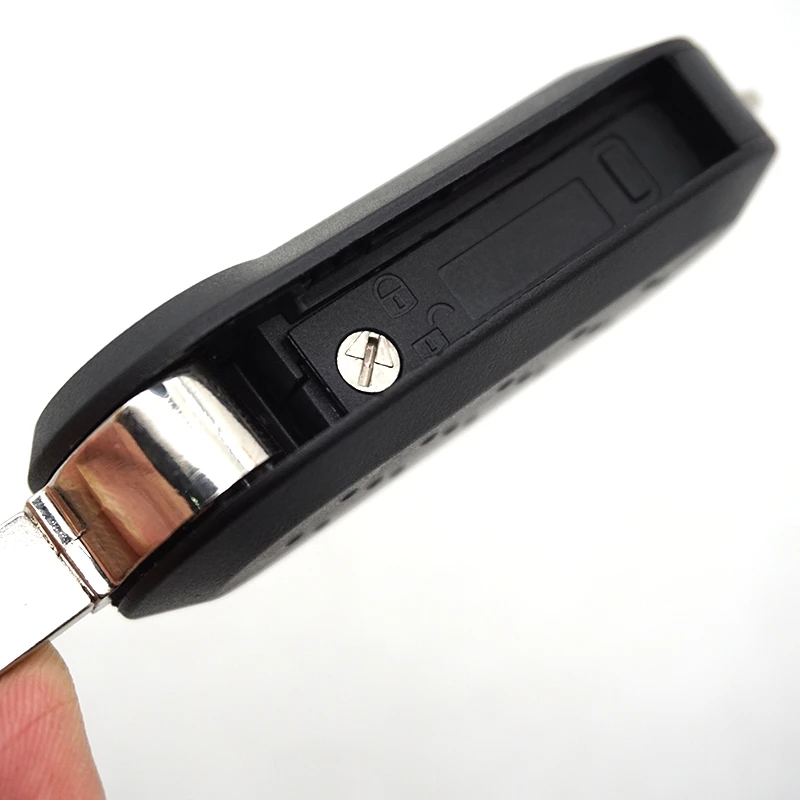 Cocolockey Chìa Khóa Thông Minh Dành Cho Chìa Khóa Xe Ô Tô Vỏ Ốp Lưng Khóa Dành Cho FIAT 500 Gấu Trúc Punto Bravo Ducato Stilo Từ Xa Tự Động Khóa 3 Nút SIP22 Lưỡi Dao