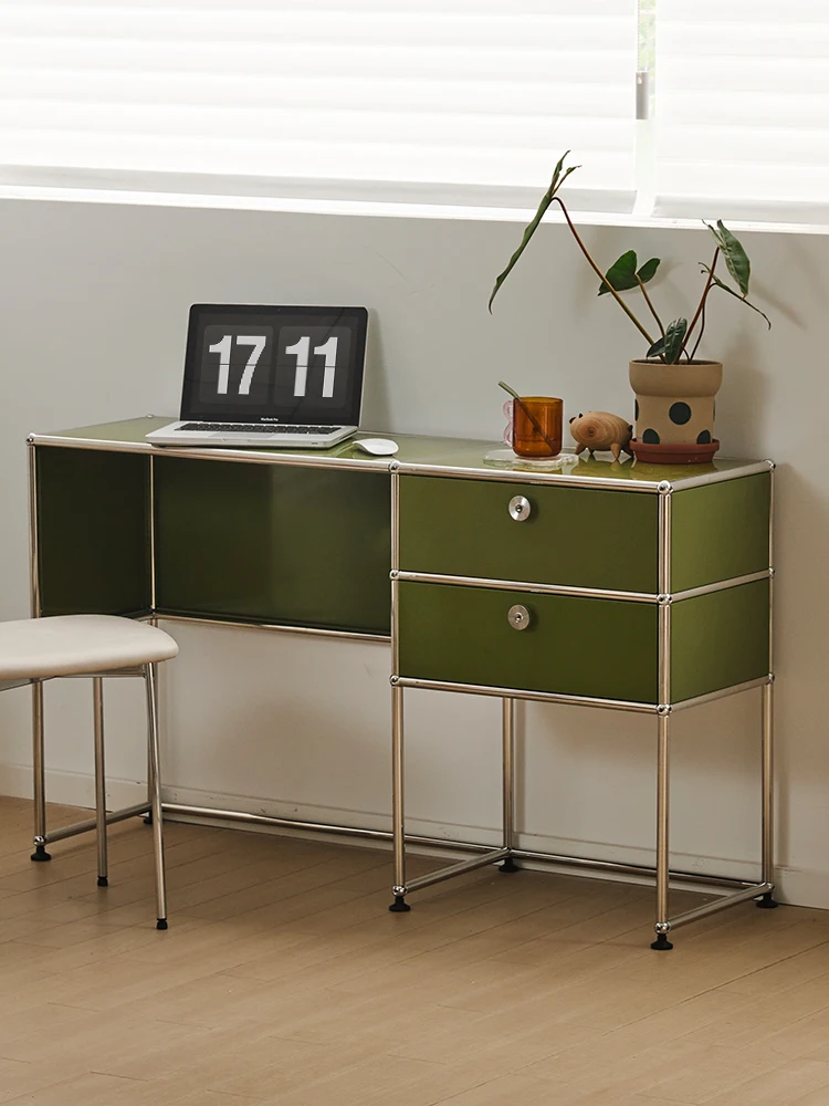 Modern Modular Metal Desk with Storage Cabinet Standing Desk Office Desk Computer Table Room Desks