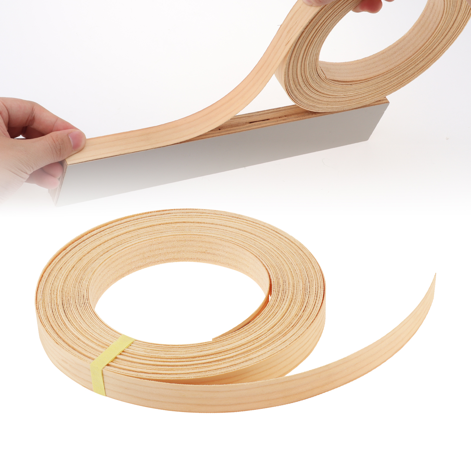 15M Decorative PVC Edge Strip Banding Adhesive Furniture Cabinet Wood Surface Table Edging Tape Funiture Accessories