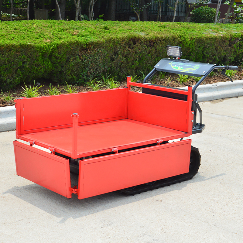 Mini dumper elétrico agrícola de jardim chinês, dumper hidráulico de 1 tonelada personalizado para venda