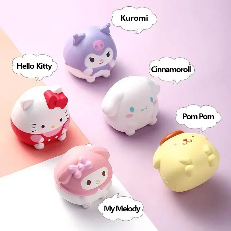 Kuromi Hello Kitty Stress Tabas Squishy Anime Cartoon Gratis Stuff voor Jongens Meisjes Kinderen Pocket Pushy Squeeze Fidget Speelgoed