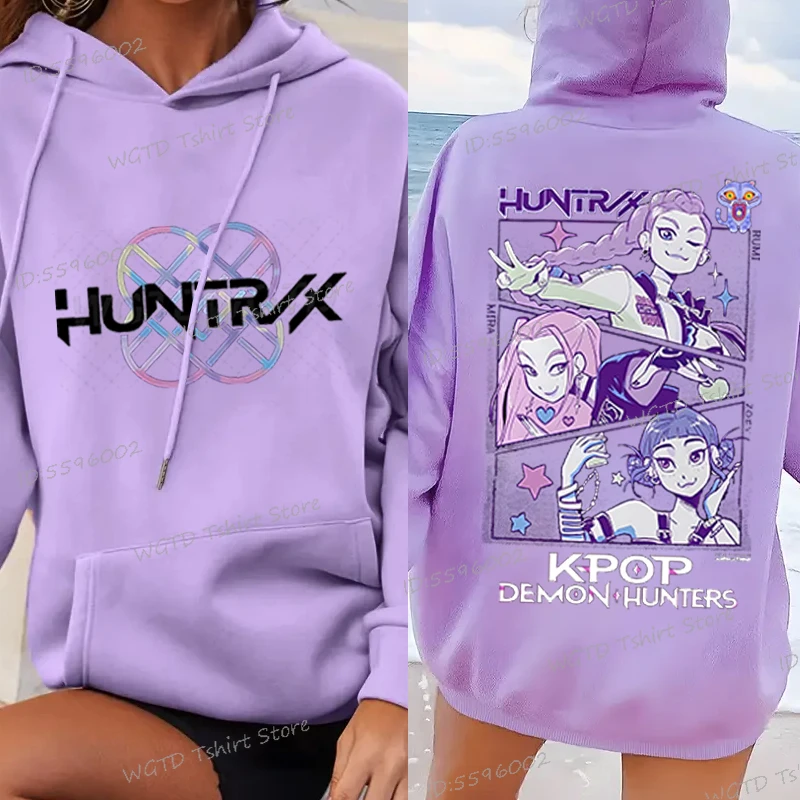 Sudadera con estampado de película para mujer, ropa con capucha de manga larga con estampado de película para niños, trajes para niñas, regalos, Tops informales de moda KPop