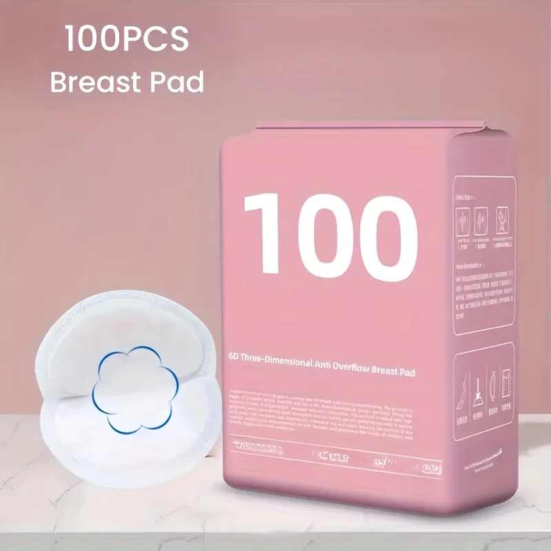 100 pçs anti-transbordamento almofada de leite verão fino período de lactação descartável fino respirável almofada de separação de leite leite amor íntimo