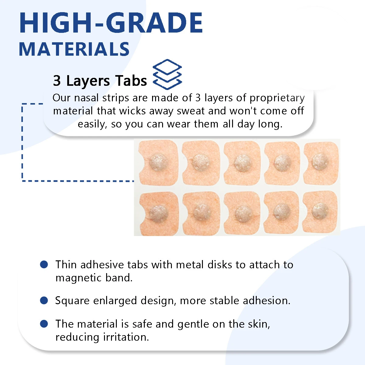 15/30days Magnetic Nasal Breathing Dilators Starter Kit for Nose Improve Sleep Quality Snoring Anti Snoring Sleep Mouth Tape
