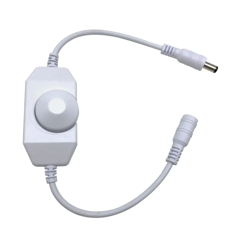 Dimmer LED a striscia LED monocolore di alta qualità Dimmer LED 12V 2A 24W Manopola LED Dimmer Interruttore di regolazione ON OFF