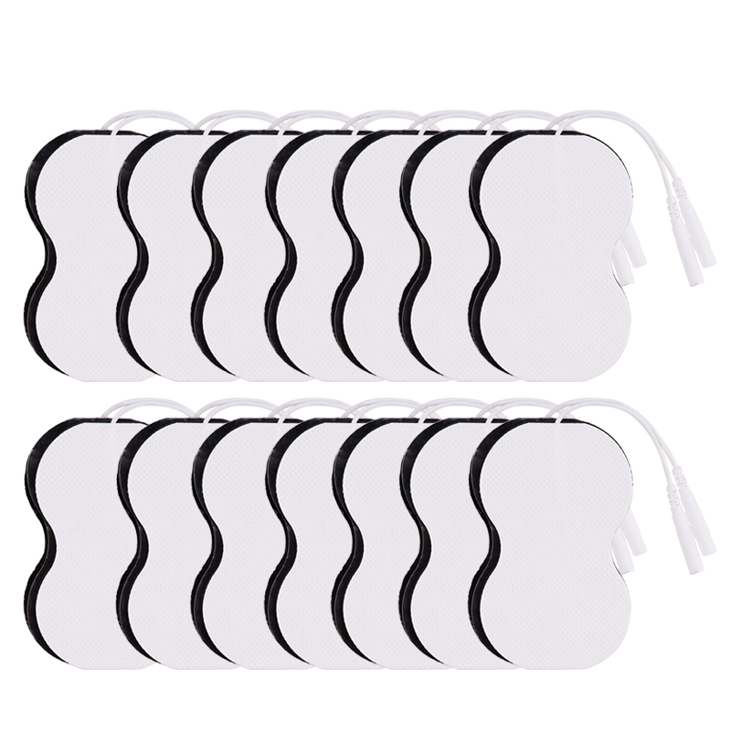 10/20pcs Self คุณภาพสูงเครื่องกระตุ้นประสาทซิลิโคนเจล Electrode Pads Tens Electrodes Digital Therapy เครื่องนวด 2 มม.