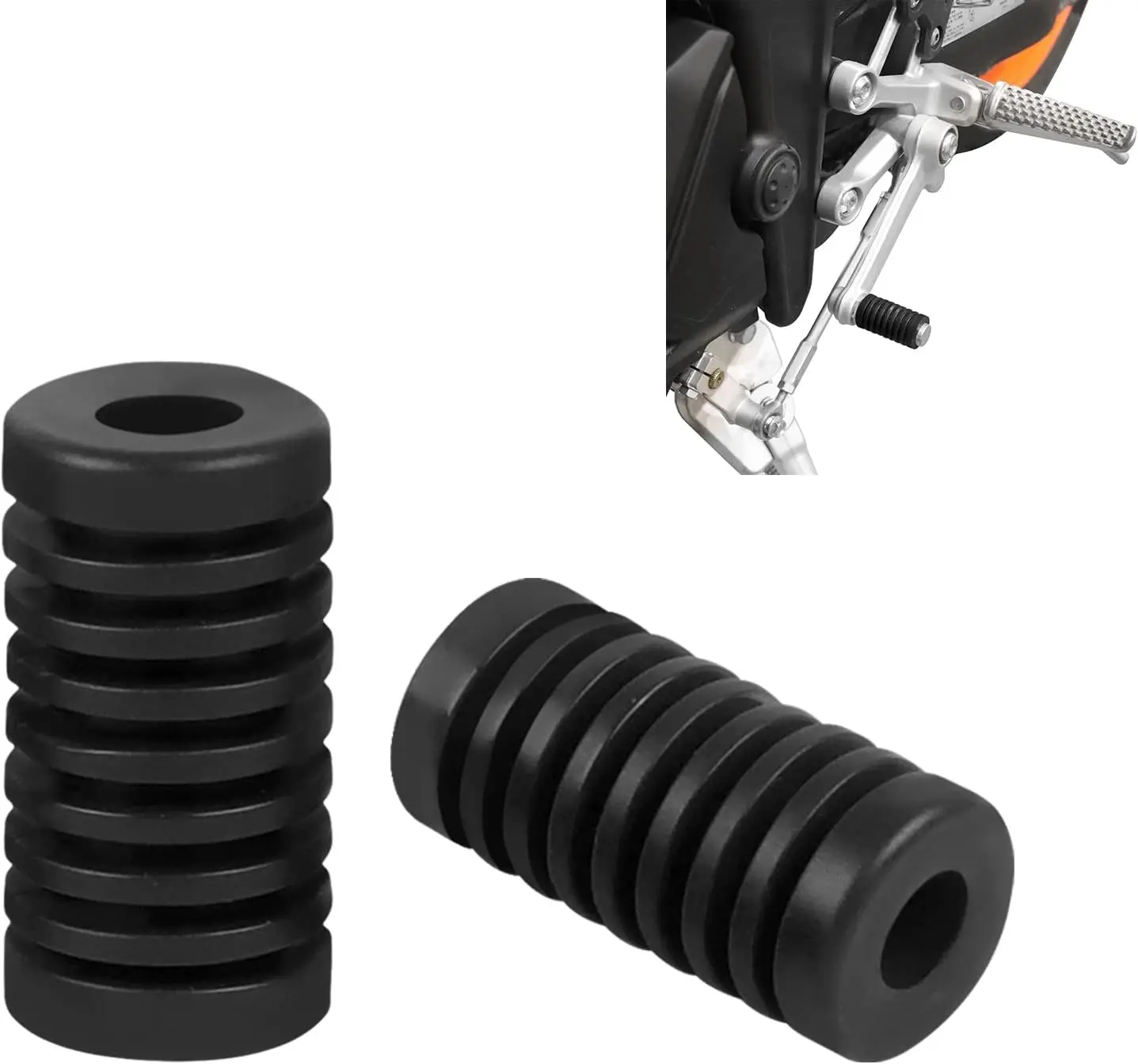 Universele motorfiets versnellingspook pedaal voetpad antislip rubberen motorfiets versnellingspook cover voor de meeste motorfietsen