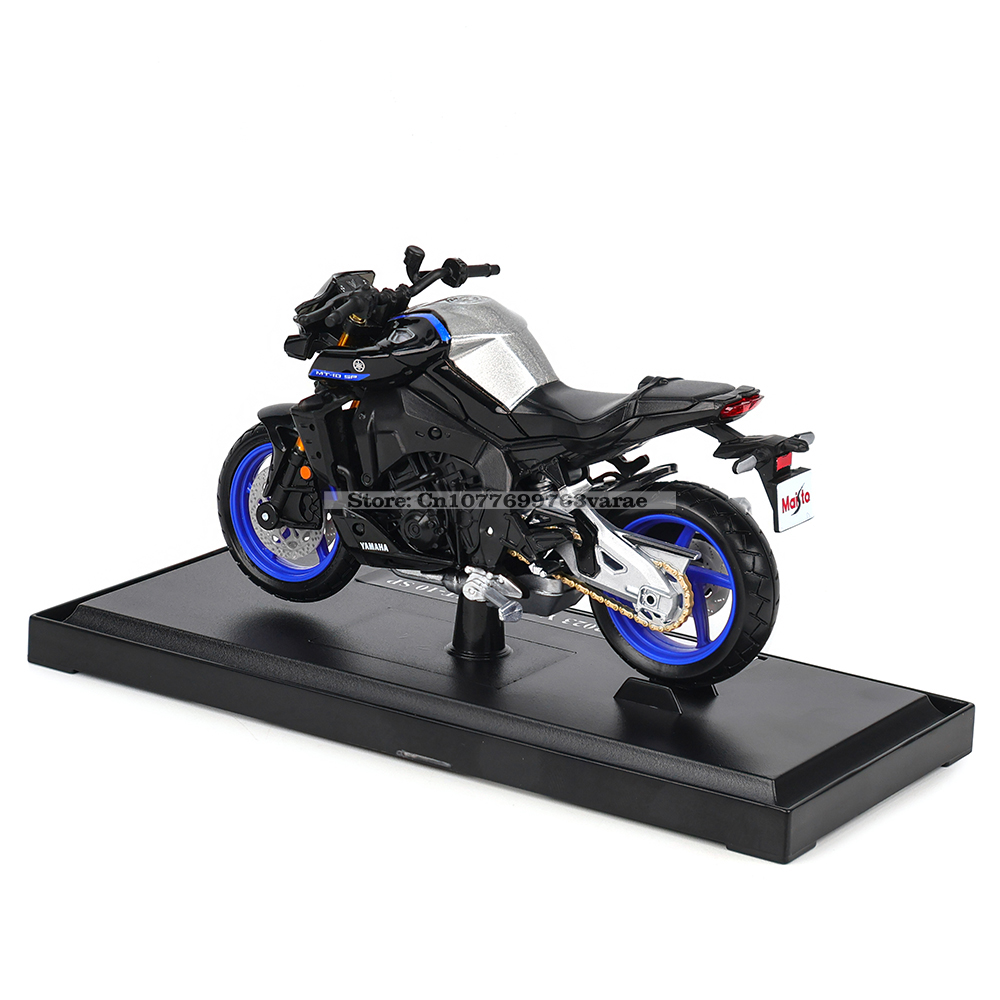 Maisto 1:18 2023 Yamaha MT10 SP 2018 FJR 1300 YZF-R1 2021 estrela original autorizado simulação liga modelo de motocicleta carro de brinquedo