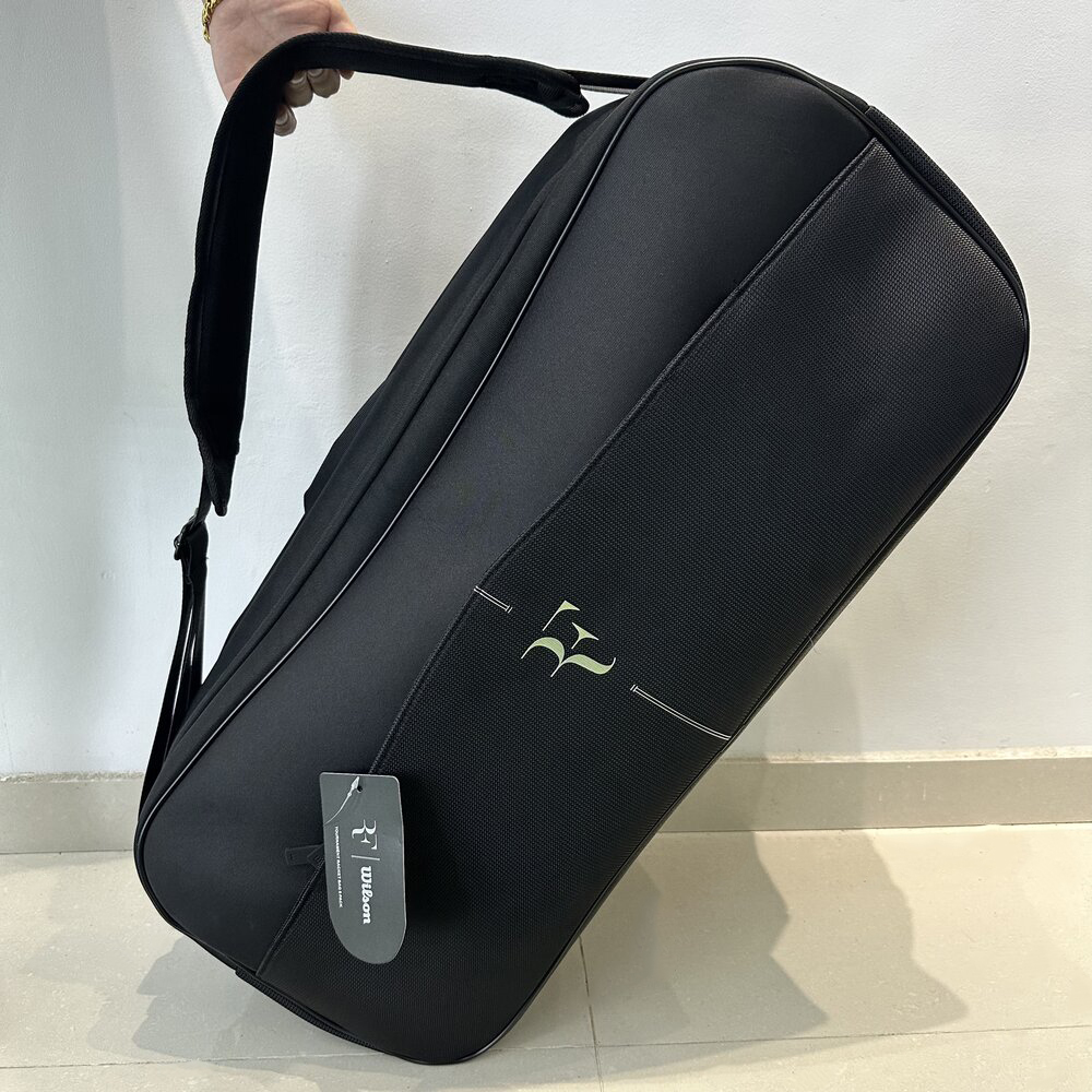 Новая теннисная сумка Wilson RF Series Federer Многофункциональная сумка для ракеток большой вместимости может вмещать до пятинадцати теннисных ракеток