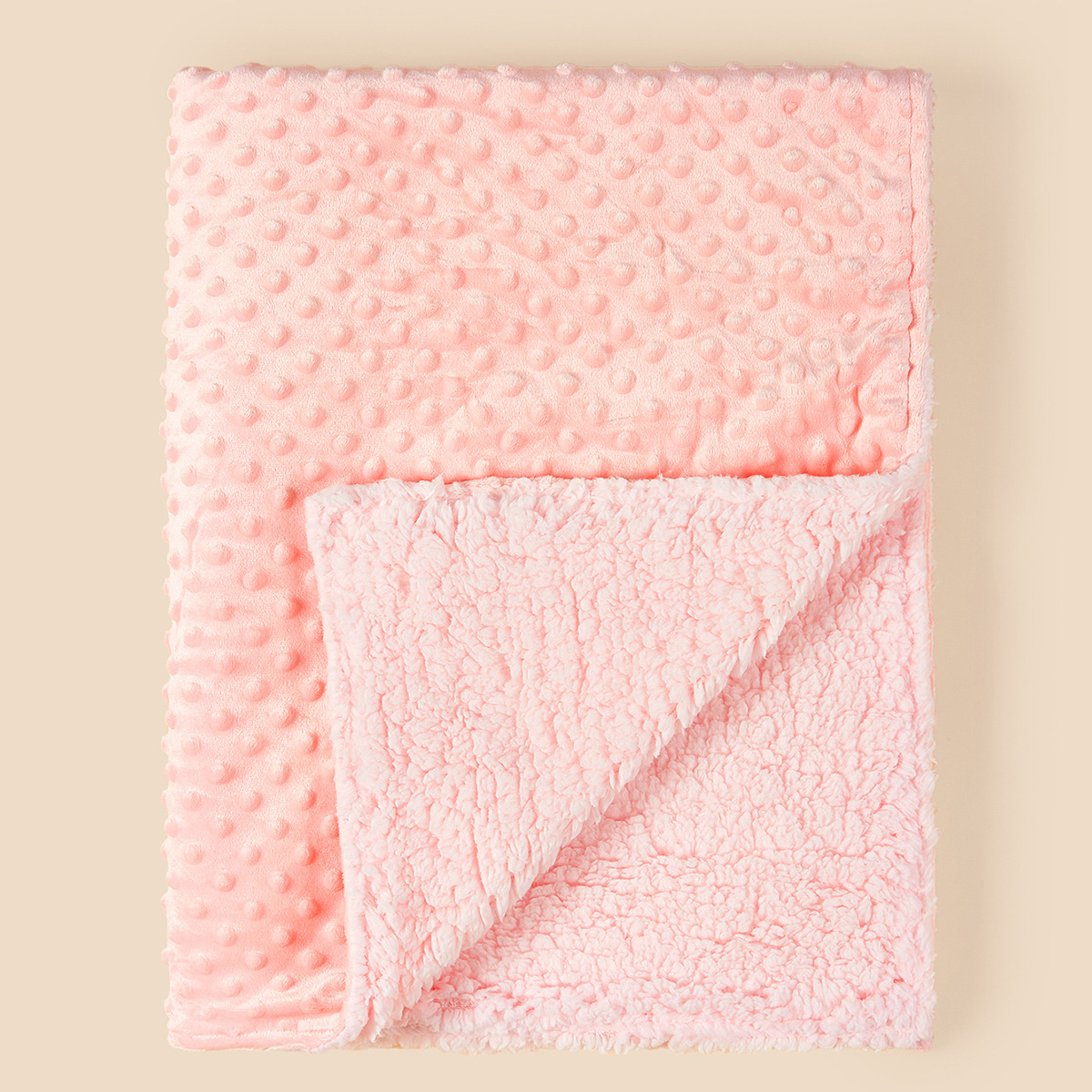Babydeken Warme fleece babydekbed Beddengoed Inbakeren Wrap Thermische pasgeboren zachte kinderwagen Slaaphoes Zachte wasbare dikke deken