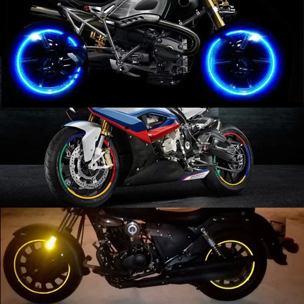 Dành Cho Xe SUZUKI GSXR 250 400 600 1000 750 GSR750 Vặn Vít Dùng Pin GSR 750 1000R Phản Quang 17 "18" Xe Máy Bánh Xe Miếng Dán đề Can