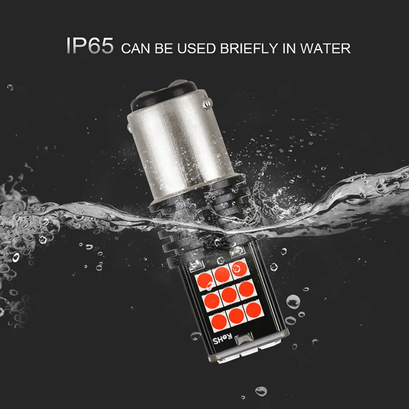 Py21w ba15s p21w led 1156 bau15s lâmpada 3030smd canbus 1157 led bay15d p21/5w lâmpada de sinal volta do carro freio cauda backup luz vermelha