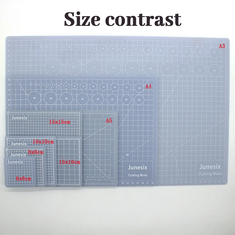 A3/A4/A5 Cutting Mats Translucent  Pvc Grid Lines Self Healing Cutting Board Tool Fabric Leather Paper Craft Diy Tools Plate Pad