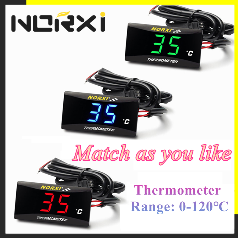 Motorrad thermometer Wasser Temperatur Mini Meter Für XMAX 250 300 NMAX CB400 CB500X Sensor thermometer messgeräte