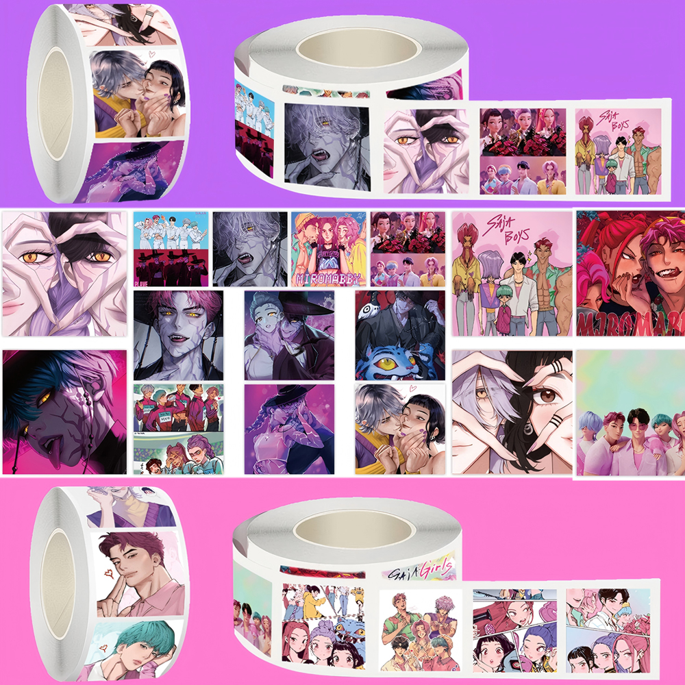 Kawaii Anime Kpop Dämon Hunter Aufkleber Cartoon Abdichtung Aufkleber Wasserdicht DIY Scrapbooking Schreibwaren Nette Aufkleber Geschenke