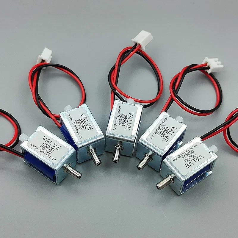 0520D มินิไฟฟ้า Solenoid วาล์ว DC 3V 4.5V 6V 12V 24V N/C ปกติปิด Micro Air วาล์วแก๊ส Flow Control DIY ปั๊มนวด