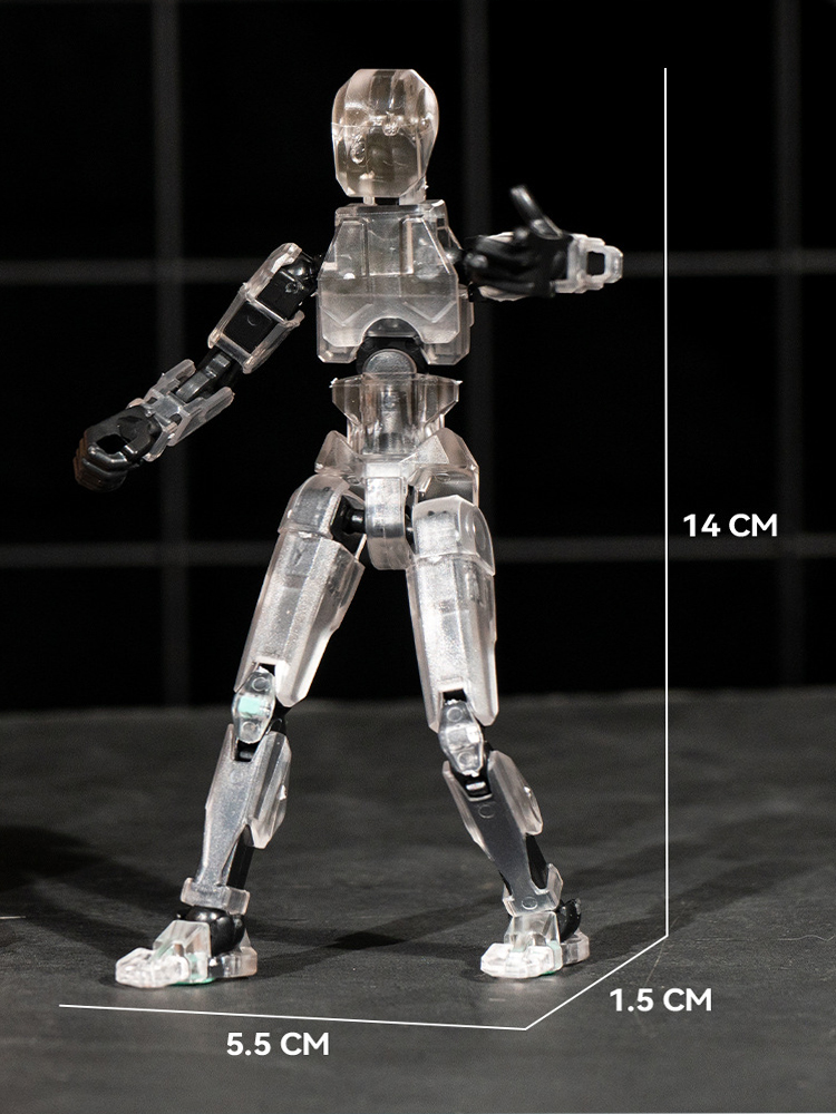 多関節可動ロボット 3d プリントマネキンおもちゃラッキー 13 ダミーフィギュアゲームおもちゃギフトクリスマス解凍ツール