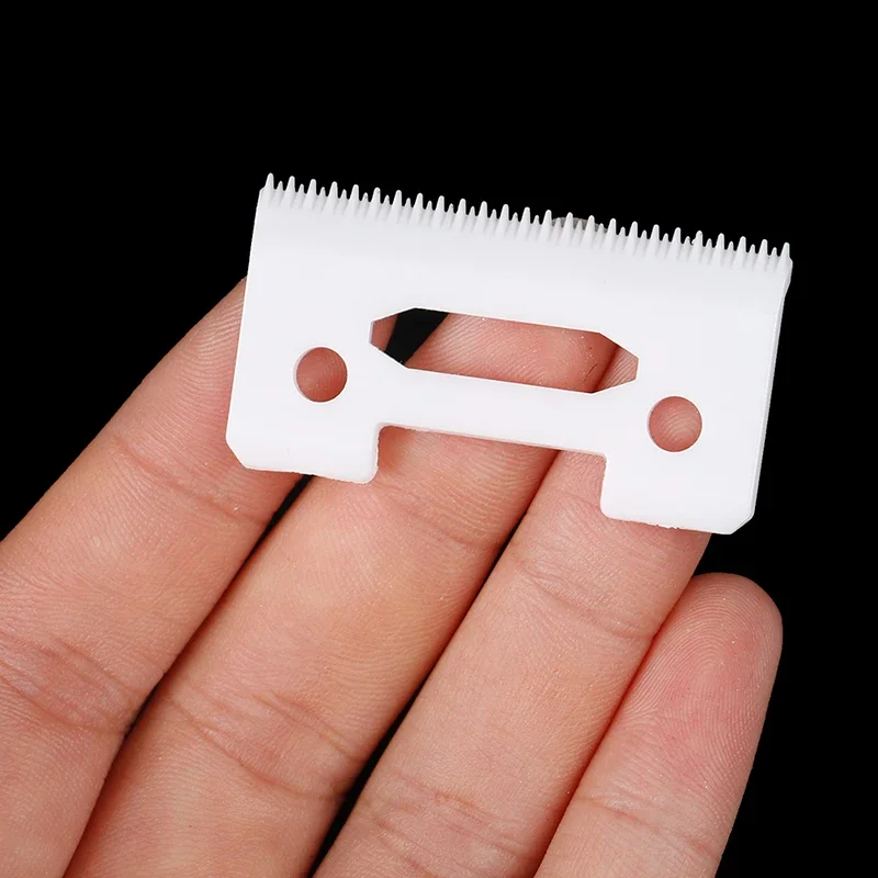 1Pc Heißer Verkauf Magie 2-Loch Stagger-Zahn Keramik Bewegliche Klinge Cordless Clipper Austauschbare Klinge Für Wahl scher Clipper Mit Box