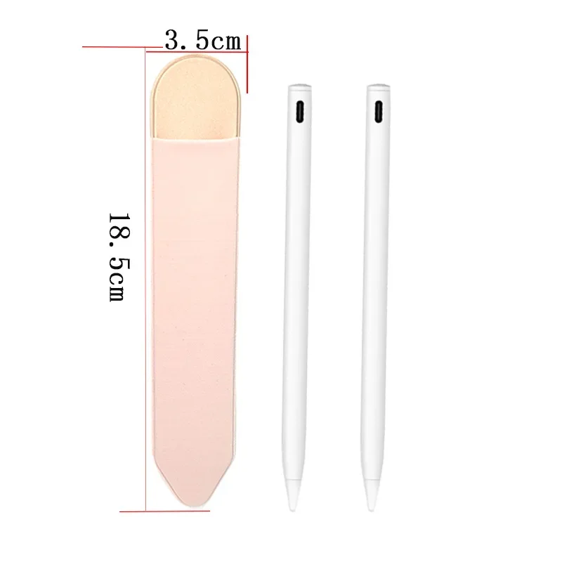 Soporte Universal para lápiz adhesivo para Apple IPad IPencil 2 1 funda autoadhesiva bolsa adjunta funda portalápices