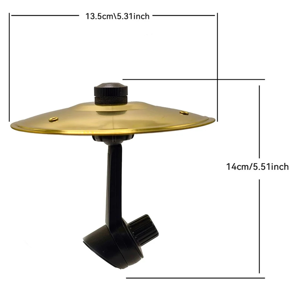 Platillos de tambor de ventilación de coche, Mini platillos Crash, instrumento Musical de coche de disparo manual para Interior