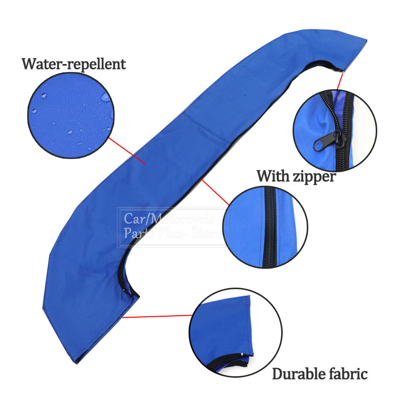 Bimini-ヨットカバー,4ボウ,600Dフレームなし,ジッパー付き,防水,防塵
