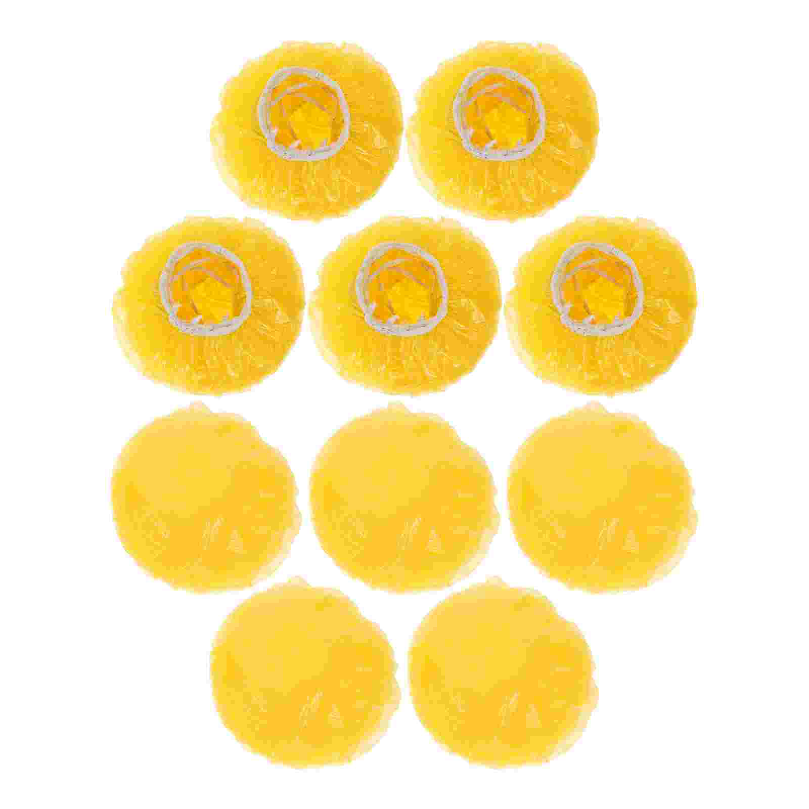 100 Pcs Smoke Detector Protective Cover Smokes Paint Replacement Covers Dust Orange Fire Office