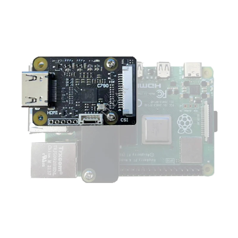 Адаптер камеры Raspberry Pi, плата HDMI к CSI-2 C790 HDMI IN 1080p25fp для Pi5/ZERO/3B/3 B+/4B/CM3/CM4, поддержка аудио