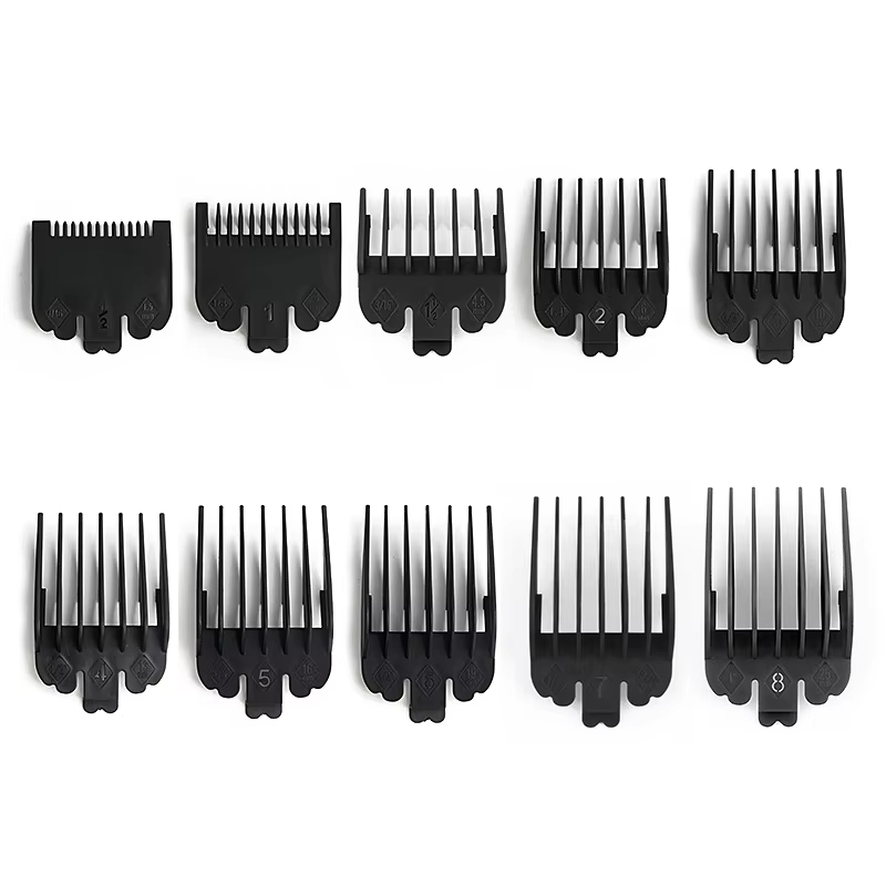 10 шт., профессиональная машинка для стрижки волос, ограничительная направляющая, расческа, защита для триммера, насадка 1,5-25 мм, универсальный инструмент для стрижки, ограничительная расческа для стрижки волос