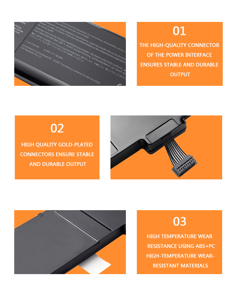 A1322 A1278 Battery For Apple MacBook Pro 13" 2009 2010 2011 2012 MB991LL/A MB990LL/A MB990J/A MC700 MC374 MD101 MD314