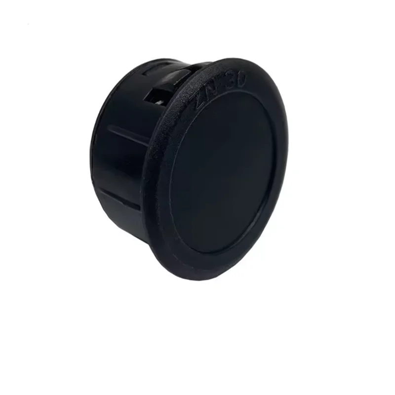 Voltímetro automotriz Circular de dos cables con pantalla LED de DC4-100V, medidor Digital de corriente de voltaje para coche, Detector de voltios, Panel de Monitor