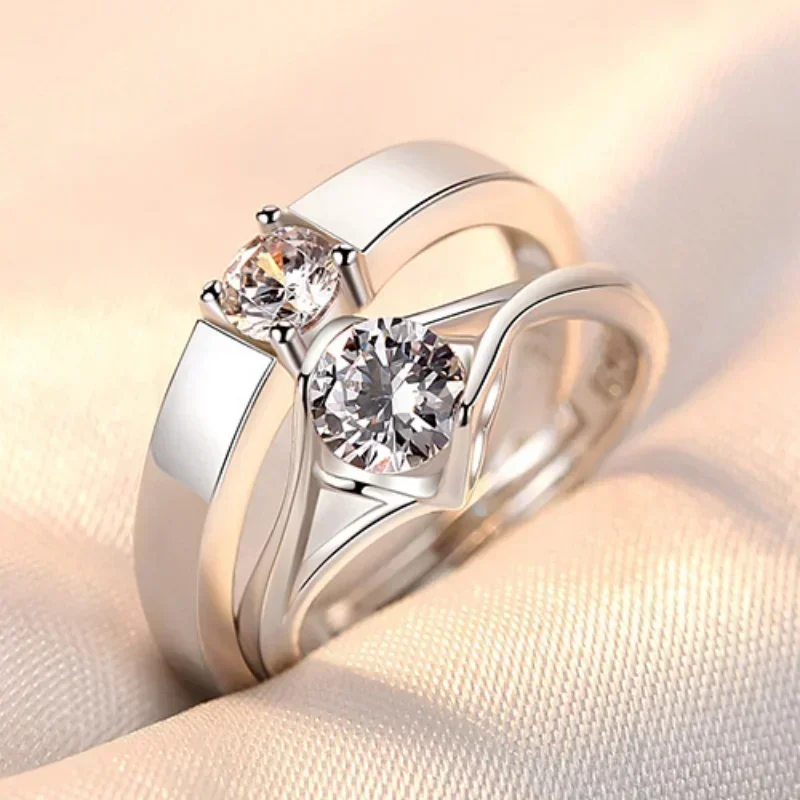 Simple Men Women Couple Jewelry Gift