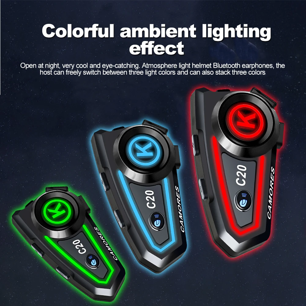Motocicleta sem fio bluetooth 5.3 + edr à prova dwaterproof água capacete fone de ouvido mãos-livres chamada anti-interferência fone de ouvido