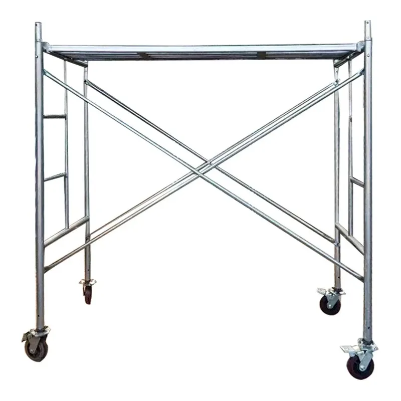 นั่งร้านเหล็กแบบยืดหดได้สำหรับงานก่อสร้าง รุ่น Specialized Production Telescopic Scaffold Safeway Ladder H Frame Scaffolding