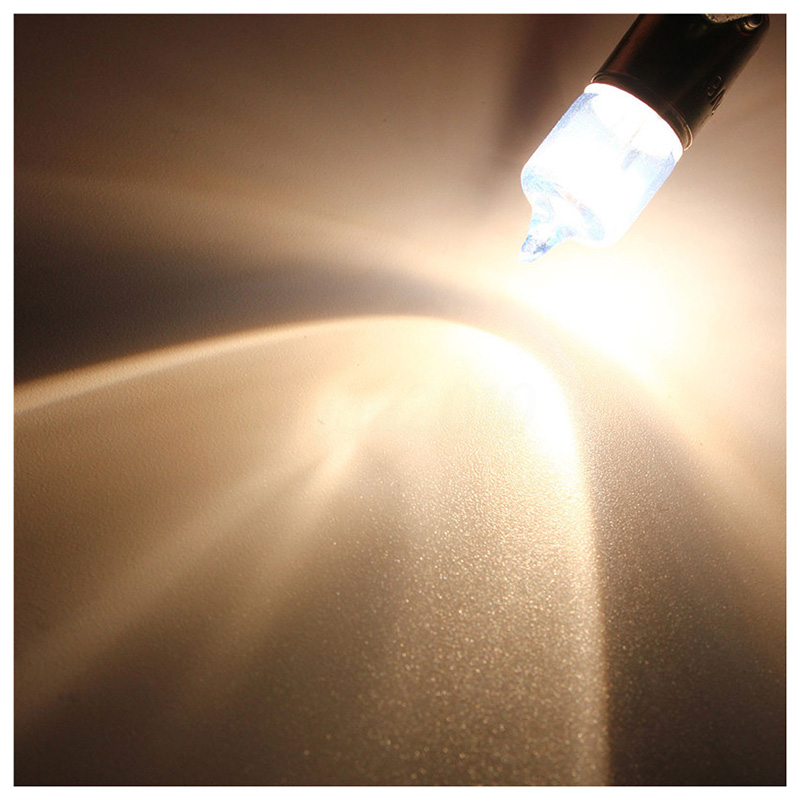 2x h6w bax9s 6w weiße Xenon Autos eiten markierung Park lampe 12v 5000k