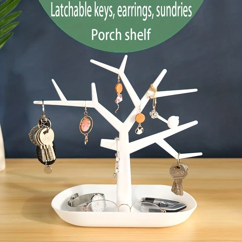 1PC Appendiabiti per albero Collana creativa Gioielli Collana Bracciale Espositore per gioielli Orecchini creativi Portaoggetti per anelli